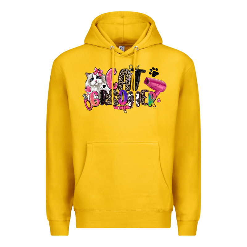 Cat Groomer Premium Hoodie by Zillion Design Studio | Teevron