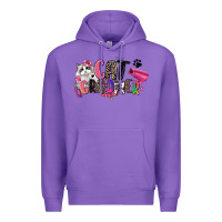 Purple cat groomer Premium Hoodie - Zillion Design Studio