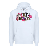 White cat groomer Premium Hoodie - Zillion Design Studio
