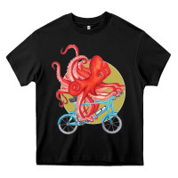 Black Cycling octopus Heavy Core Tee - Bettercallsaul
