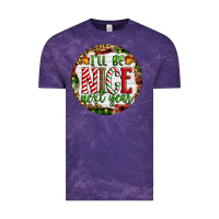 Christmas I'll Be Nice Next Year Vintage Tee | Teevron
