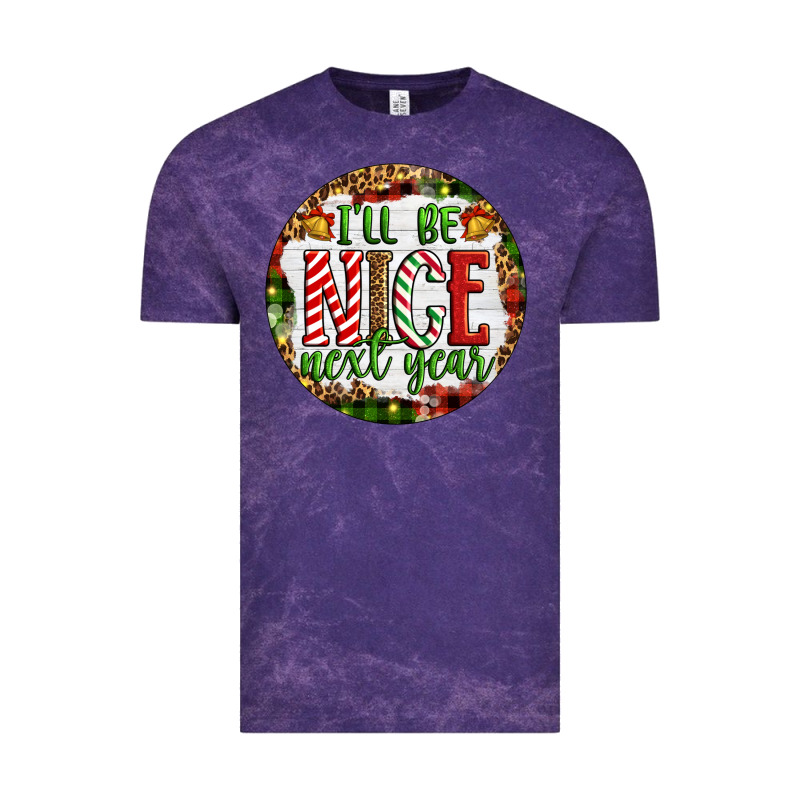 Christmas I'll Be Nice Next Year Vintage Tee by Artiststas | Teevron