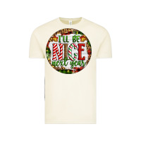 Vintage Arctic Christmas i'll be nice next year Vintage Tee - Artiststas
