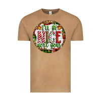 Vintage Camel Christmas i'll be nice next year Vintage Tee - Artiststas