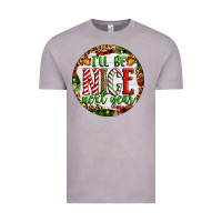Vintage Zinc Christmas i'll be nice next year Vintage Tee - Artiststas