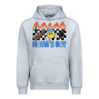 Heather Grey mama's boy Urban Hoodie - MaliasSmallBusiness