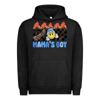 Pigment Black mama's boy Urban Hoodie - MaliasSmallBusiness