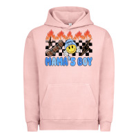 Pigment Salmon mama's boy Urban Hoodie - MaliasSmallBusiness