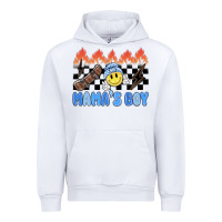 White mama's boy Urban Hoodie - MaliasSmallBusiness