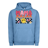 Pigment Pebble Blue mama Urban Hoodie - MaliasSmallBusiness