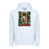 Western Merry Christmas Longhorn Cow Premium Hoodie | Teevron