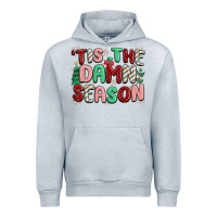 Heather Grey 'tis the damn season Urban Hoodie - MaliasSmallBusiness