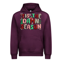 Mauve Wine 'tis the damn season Urban Hoodie - MaliasSmallBusiness