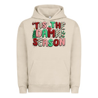 Pigment French Oak 'tis the damn season Urban Hoodie - MaliasSmallBusiness