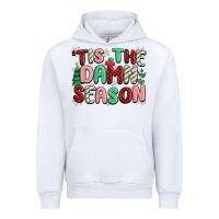 White 'tis the damn season Urban Hoodie - MaliasSmallBusiness