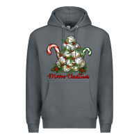 Rock Merry Christmas Volleyball Premium Hoodie - RanaPortraitStore