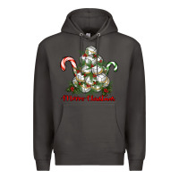 Smoke Merry Christmas Volleyball Premium Hoodie - RanaPortraitStore