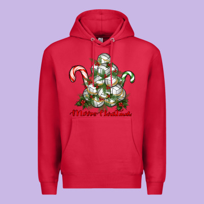 Premium Hoodie Merry Christmas Volleyball