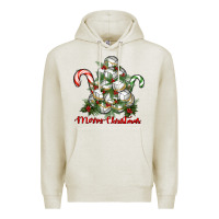 Oatmeal Heather Merry Christmas Volleyball Premium Hoodie - RanaPortraitStore