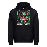 Black full of holiday Urban Hoodie - MaliasSmallBusiness