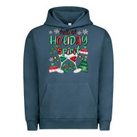Pigment Midnight Navy full of holiday Urban Hoodie - MaliasSmallBusiness