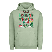 Pigment Oil Green full of holiday Urban Hoodie - MaliasSmallBusiness