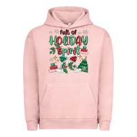 Pigment Salmon full of holiday Urban Hoodie - MaliasSmallBusiness