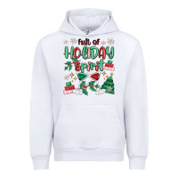 White full of holiday Urban Hoodie - MaliasSmallBusiness