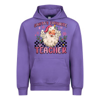 Tulip santa's favorite teacher Urban Hoodie - MaliasSmallBusiness