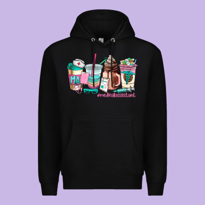 Medical Assistant Coffee Cup Premium Hoodie Designed By Adodesignshop