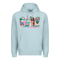Blue Mist medical assistant coffee cup Premium Hoodie - AdoDesignShop