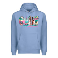 Colony Blue medical assistant coffee cup Premium Hoodie - AdoDesignShop