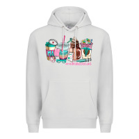 Dove Grey medical assistant coffee cup Premium Hoodie - AdoDesignShop