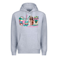 Heather Grey medical assistant coffee cup Premium Hoodie - AdoDesignShop