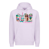 Lilac medical assistant coffee cup Premium Hoodie - AdoDesignShop