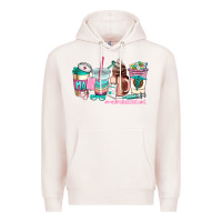 Pale Pink medical assistant coffee cup Premium Hoodie - AdoDesignShop