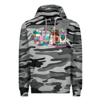 Slate Camo medical assistant coffee cup Premium Hoodie - AdoDesignShop