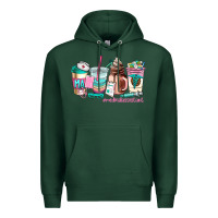Sports Green medical assistant coffee cup Premium Hoodie - AdoDesignShop