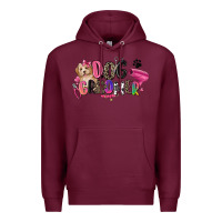 Burgundy dog groomer Premium Hoodie - Zillion Design Studio