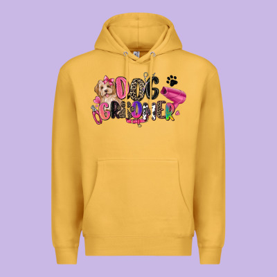 Dog Groomer Premium Hoodie Designed By Zillion Design Studio
