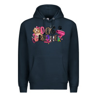 Navy dog groomer Premium Hoodie - Zillion Design Studio