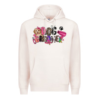 Pale Pink dog groomer Premium Hoodie - Zillion Design Studio