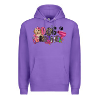 Purple dog groomer Premium Hoodie - Zillion Design Studio
