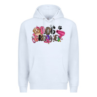 White dog groomer Premium Hoodie - Zillion Design Studio