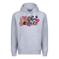 Heather Grey dog groomer Premium Hoodie - Zillion Design Studio
