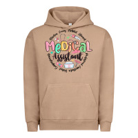 Pigment Burro medical assistant nurse Urban Hoodie - MaliasSmallBusiness