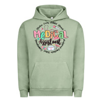 Pigment Oil Green medical assistant nurse Urban Hoodie - MaliasSmallBusiness