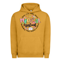 Pigment Peanut Butter medical assistant nurse Urban Hoodie - MaliasSmallBusiness