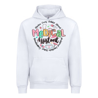 White medical assistant nurse Urban Hoodie - MaliasSmallBusiness
