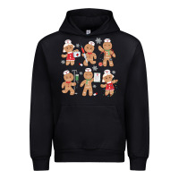 Black nurse gingerbread Urban Hoodie - MaliasSmallBusiness